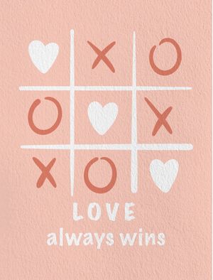 TIC TAC TOE LOVE - PINK
