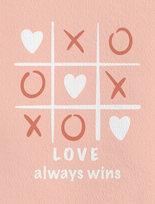 TIC TAC TOE LOVE - PINK