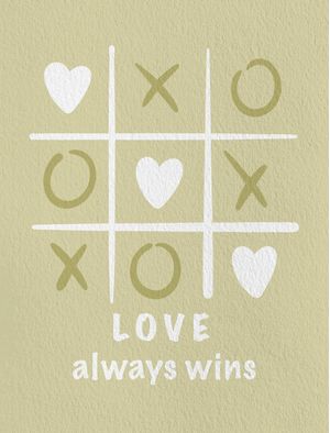 TIC TAC TOE LOVE - GREEN