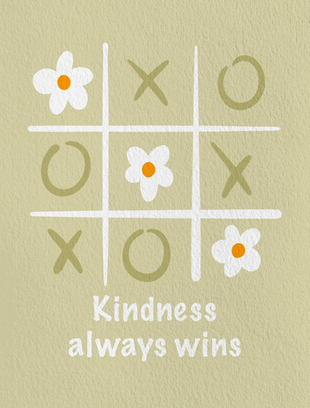 TIC TAC TOE KIND -GREEN