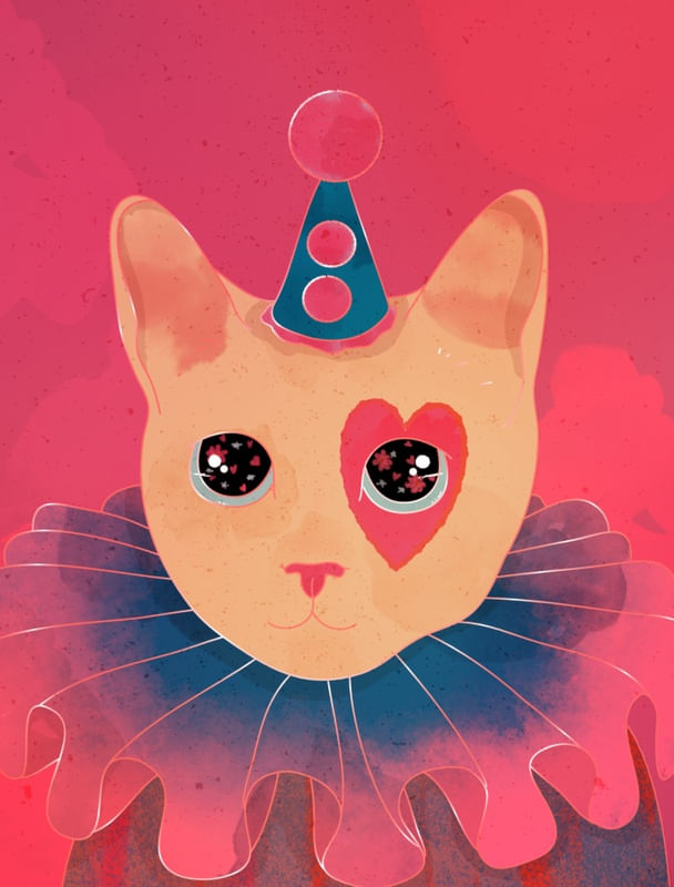 GATO PALHAÇO 1
