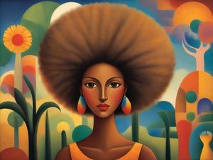 CABELO AFRO II INSPIRATION TARSILA BY AI