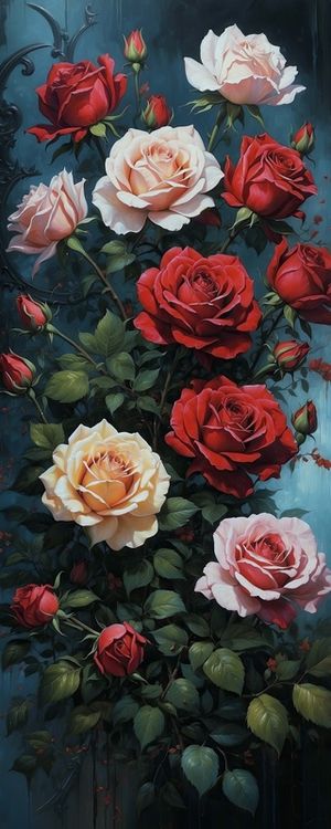 ROSAS EM ELEGÂNCIA ABSTRATA BY AI