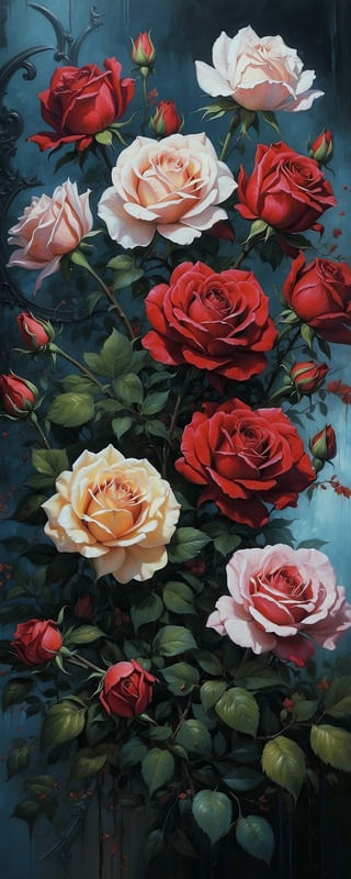 ROSAS EM ELEGÂNCIA ABSTRATA BY AI