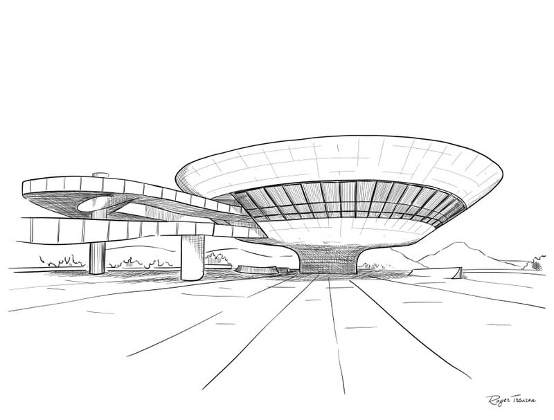 SKETCH MUSEU DE ARTE CONTEMPORÂNEA