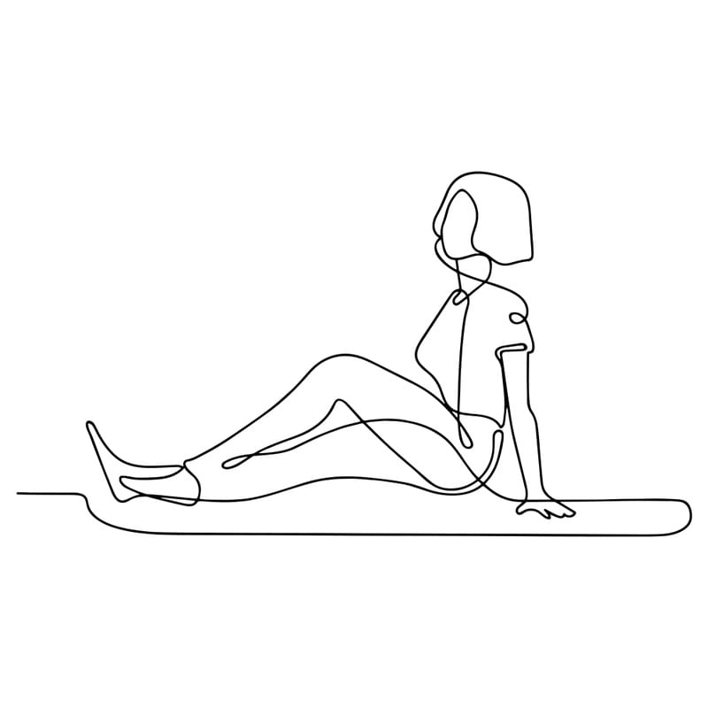 WOMEN BODY LINE ART