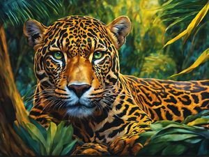 ONÇA NA SELVA BY AI