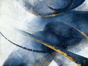 BLUE AND GOLD