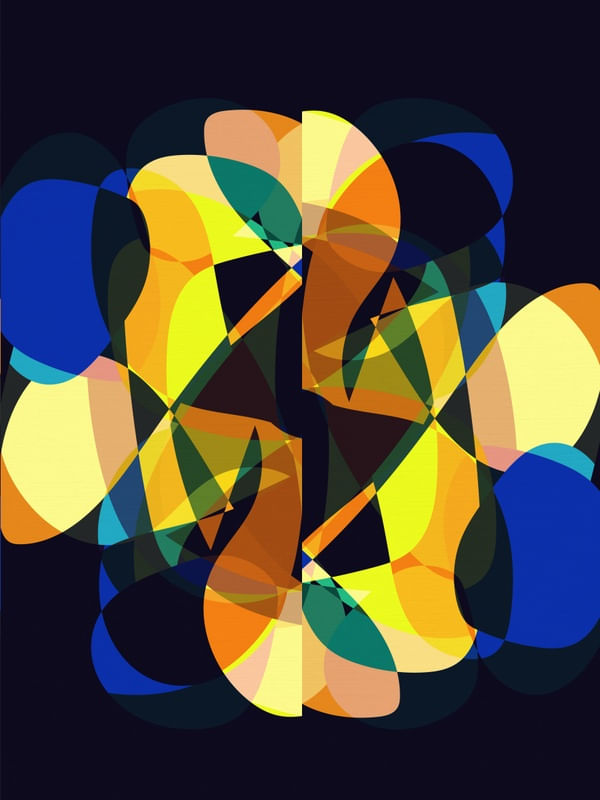 FUN - ABSTRATO COLORIDO BA17
