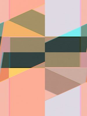 TANGRAM - ABSTRATO GEOMÉTRICO BA04 - PEACH FUZZ