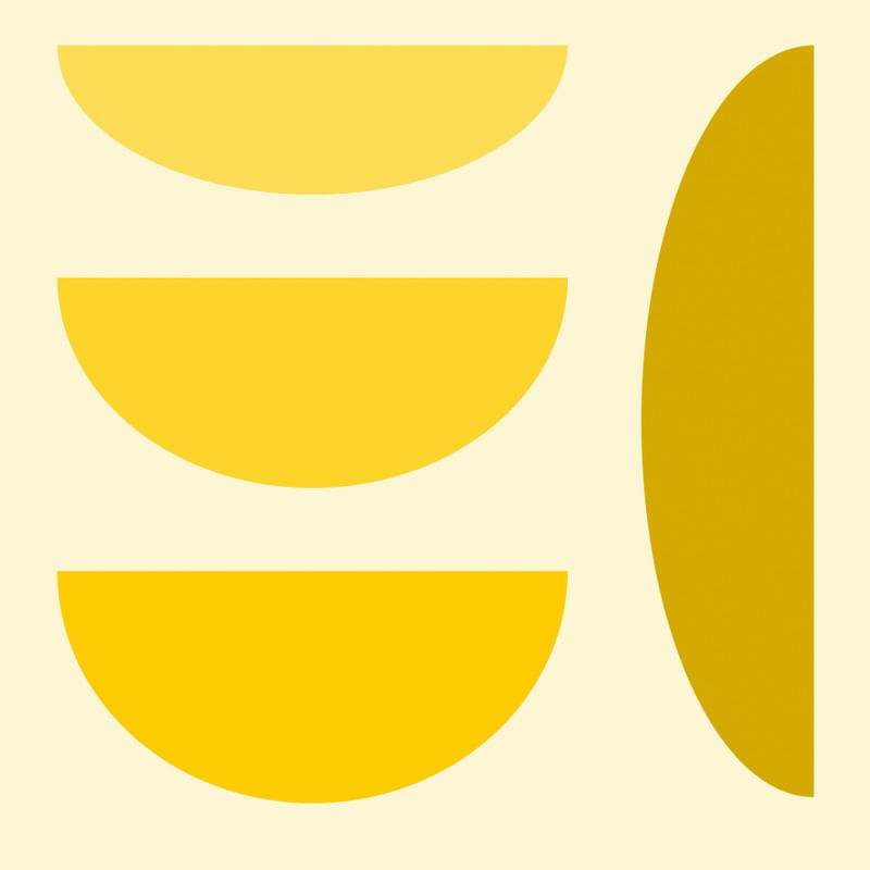 MEIO CÍRCULO AMARELO