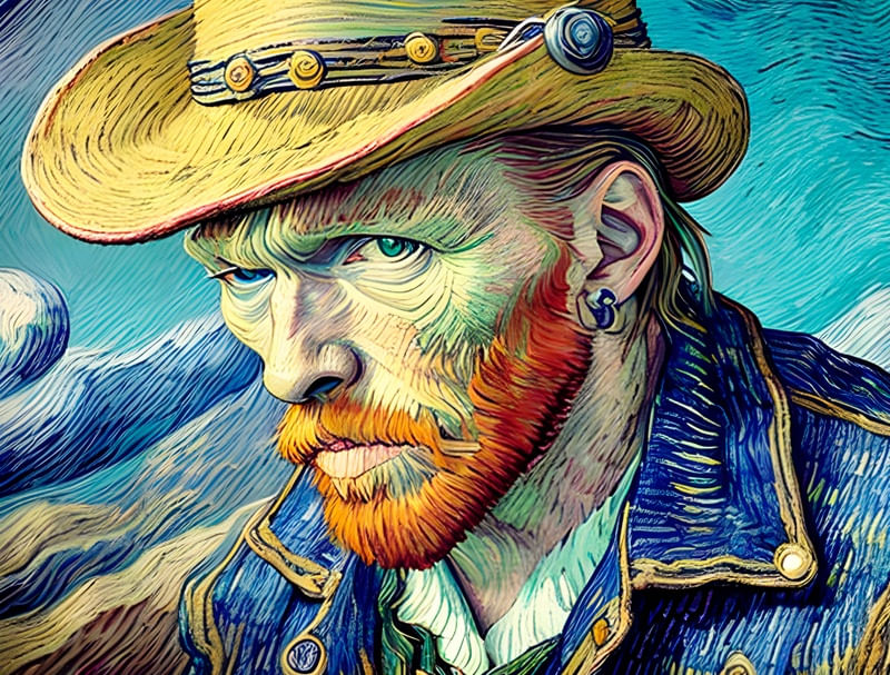 VAN GOGH ROCKER BY AI