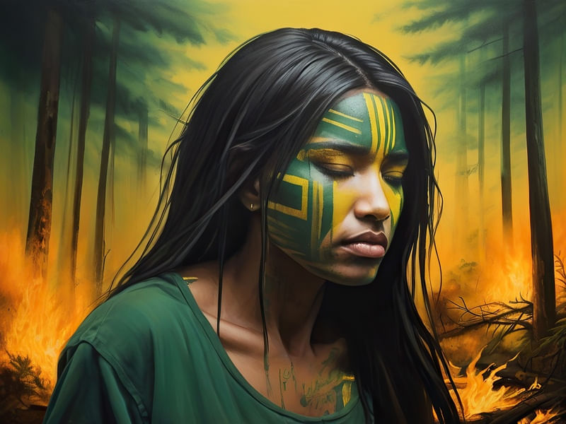 LUTA INDÍGENA II BY AI