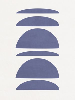 COMPOSITION OF GEOMETRY - COOL TONES 01