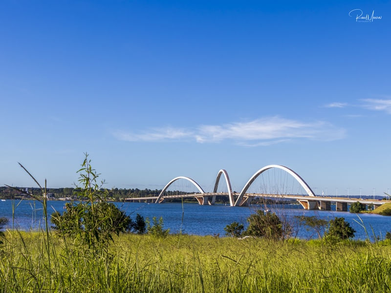 PONTE JK EM BRASÍLIA VISTA DO CERRADO.