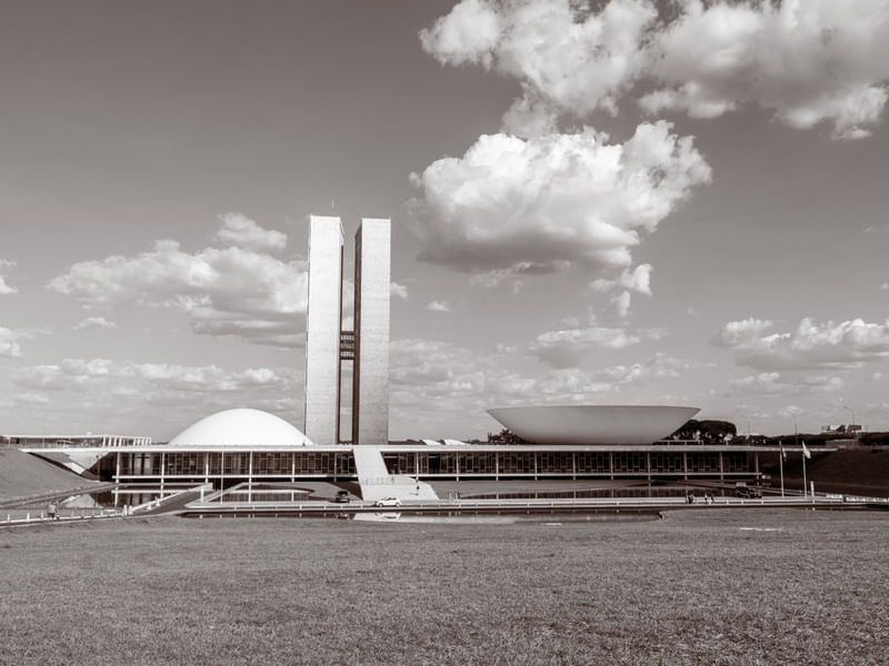 CONGRESSO NACIONAL EM BRASÍLIA EM PRETO E BRANCO 06