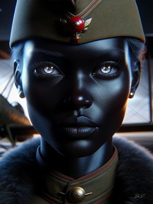MULHER AVIADORA BY AI