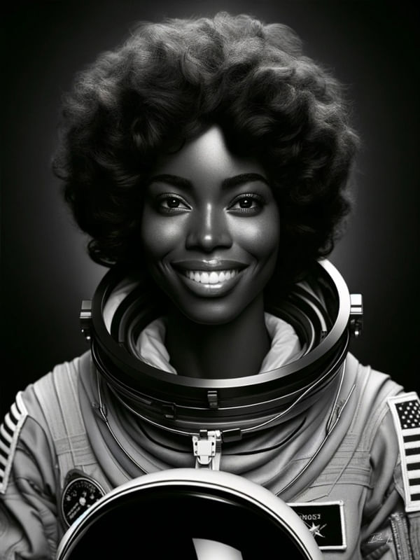 MULHER ASTRONAUTA BY AI