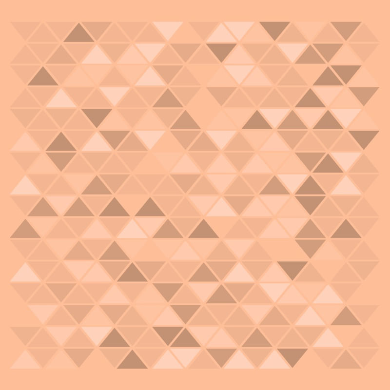 ESTAMPA TRIANGULAR - PEACH FUZZ