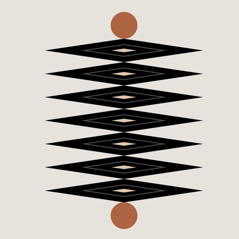 ABSTRATO GEOMETRICO - 190A - Q