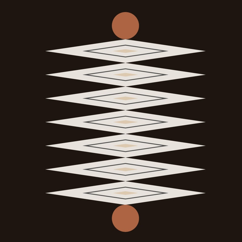 ABSTRATO GEOMETRICO - 190B - Q