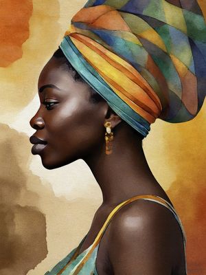 AFRICAN BEAUTY 02 - BY AI