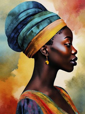 AFRICAN BEAUTY 03 - BY AI
