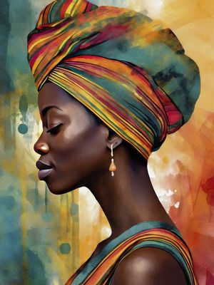 AFRICAN BEAUTY 04 - BY AI