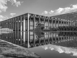 PALÁCIO ITAMARATY BRASÍLIA PRETO E BRANCO