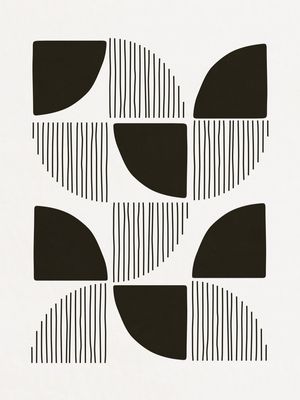 LINES AND SHAPES - BLACK01