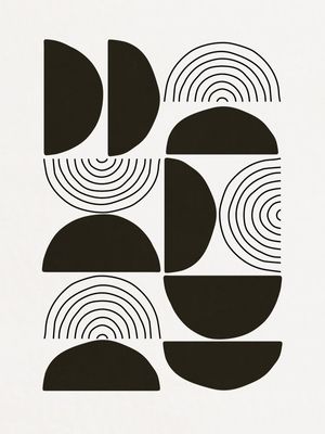 LINES AND SHAPES - BLACK06