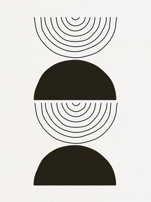 LINES AND SHAPES - BLACK07