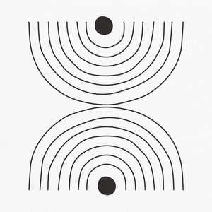 MINIMALIST GEOMETRIES - BLACK 01