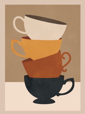 MODERN MINIMALIST TEA CUPS 1