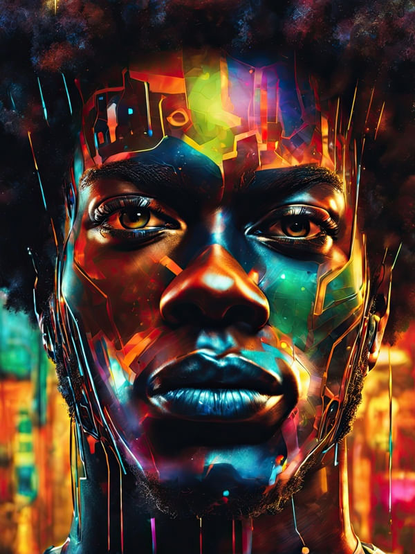 AFROFUTURISTA MAN II BY AI
