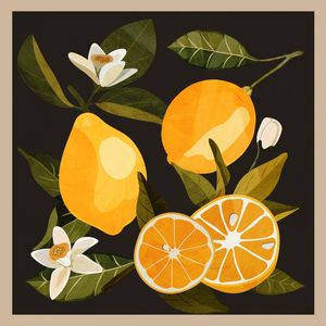 LEMONS BOTANICAL ART