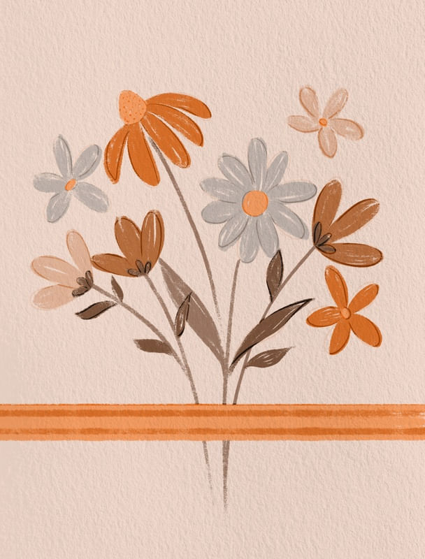 VINTAGE FLOWER BOUQUET