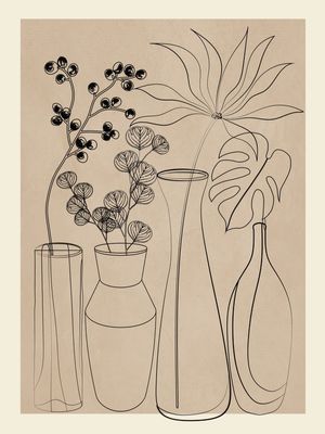 MODERN MINIMALIST ABSTRACT VASES 3