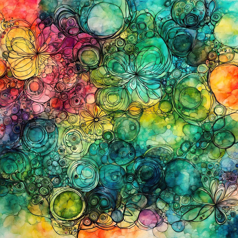 JARDIM TROPICAL EM CORES III BY AI