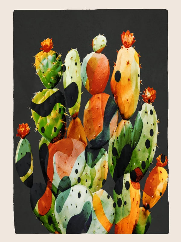 ABSTRACT MODERN CACTUS 3