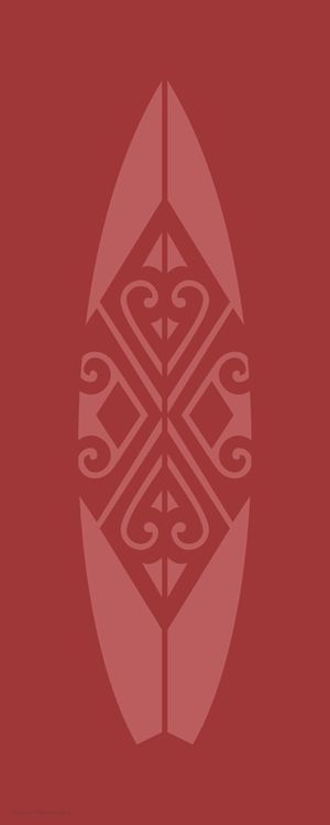 SURF TRIBAL RED