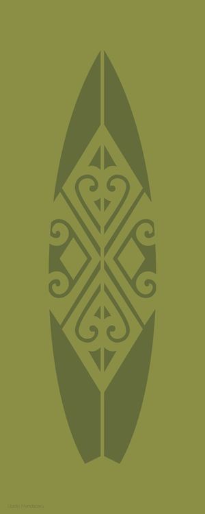 SURF TRIBAL GREEN