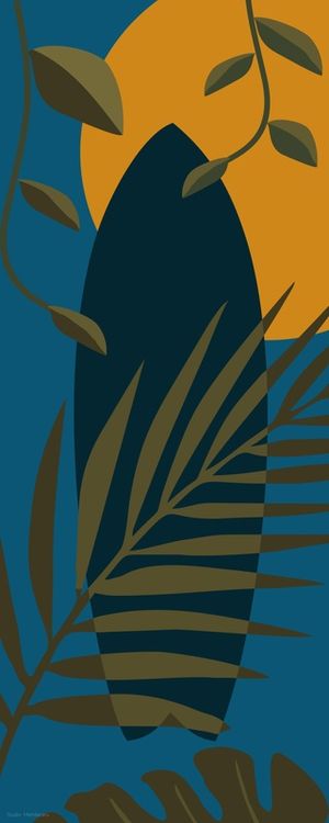 BOTANICOOL SURFBOARD JUNGLE