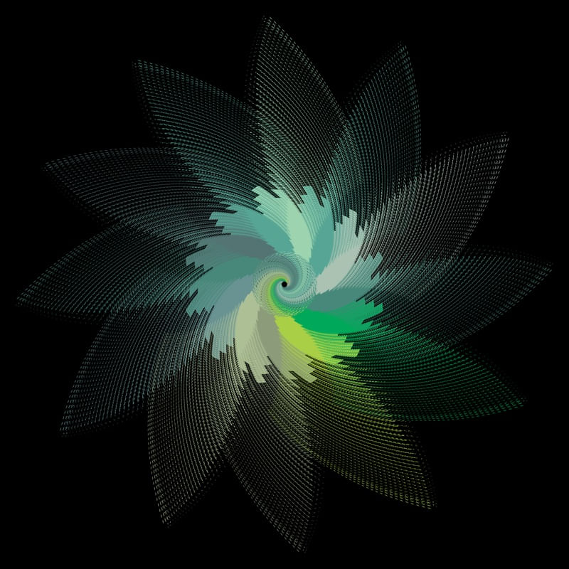 GREEN FLOWER 2