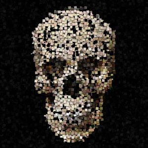 POST IT SKULL
