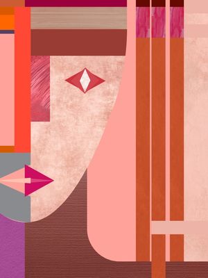 GEOMETRIC SUMMER FACE II