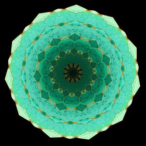 MANDALA VERDE 3