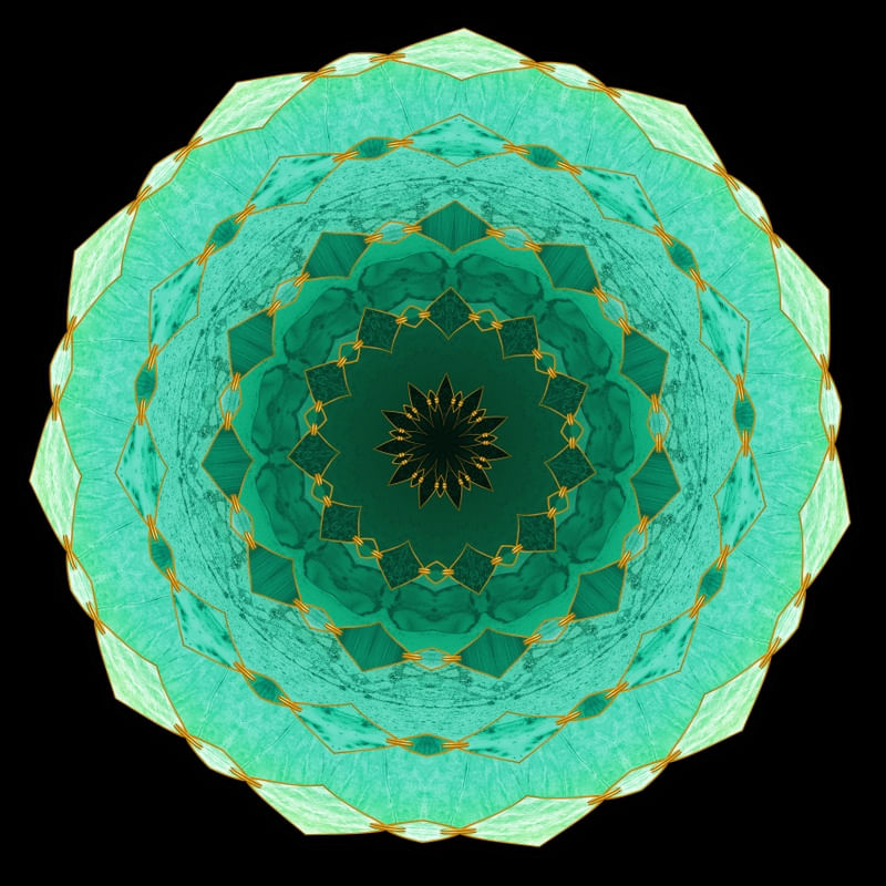 MANDALA VERDE 3