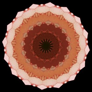 MANDALA LARANJA 4