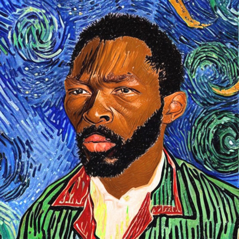 IF VAN GOGH HAD PAINTED - BRAZILIAN MALE